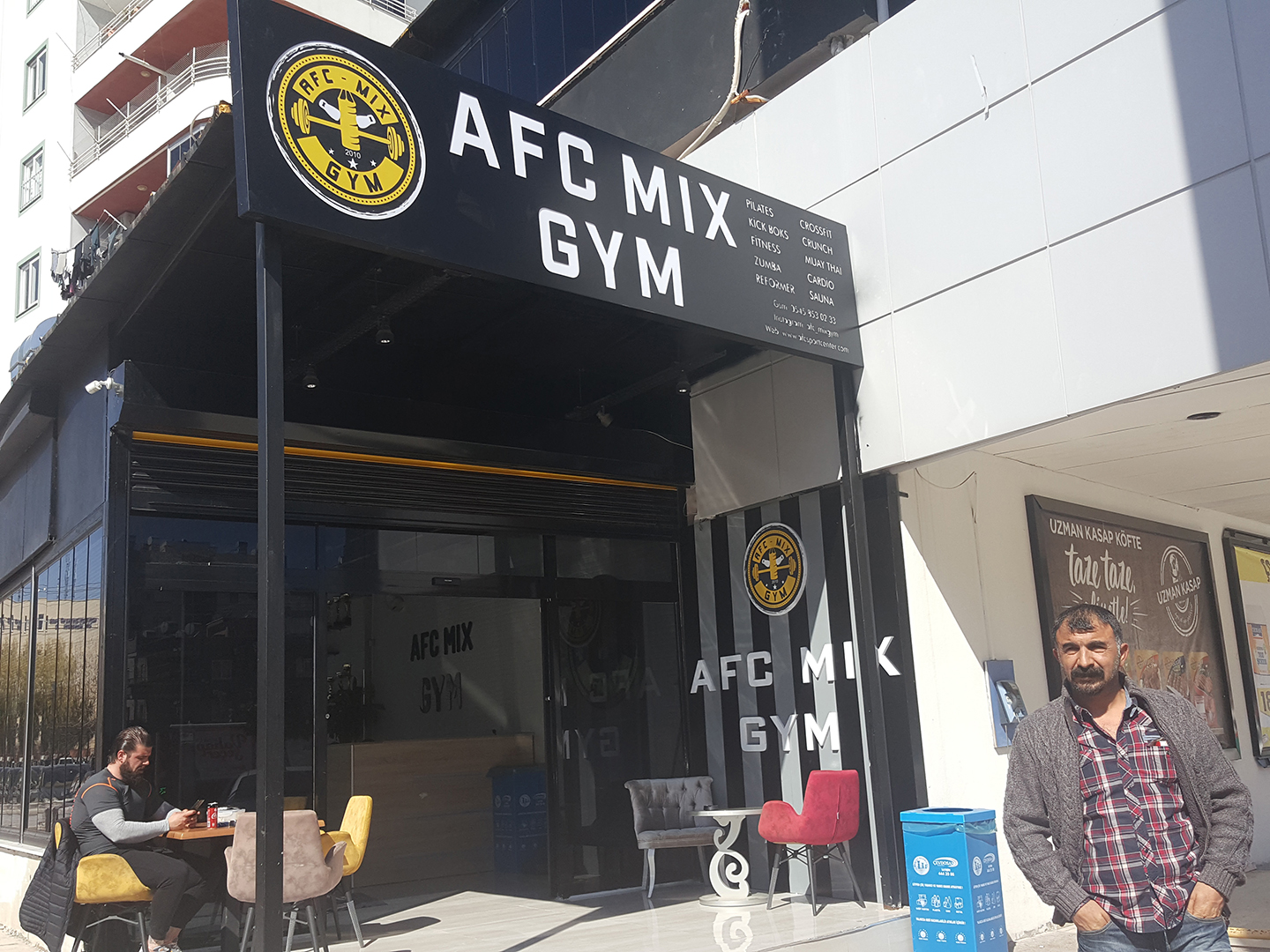 AFC MİX GYM DEKUPE CEPHE TABELA